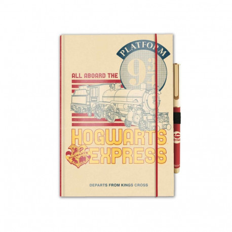 Harry Potter - Notatnik / Notes A5 z długopisem Platform 9 3/4