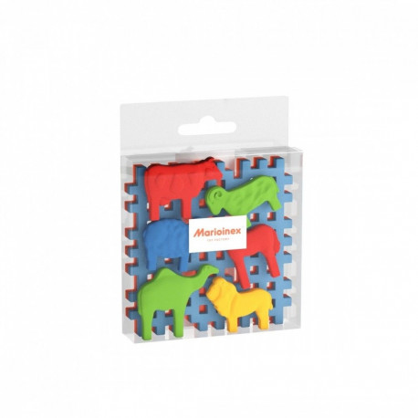 Blocks Mini Waffle - Animals