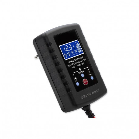 AGM GEL STD 6V 12V 2A LED-ekraaniga laadija