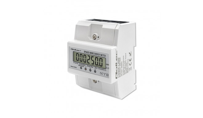 Three phase electronic meter DIN rail 400V 100