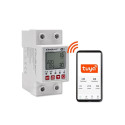 WiFi DIN rail relay with electricity meter 63A