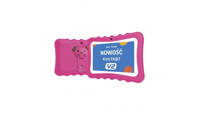 KidsTAB7 V2 tahvelarvuti 4/32GB roosa ümbris 2MP kaamera