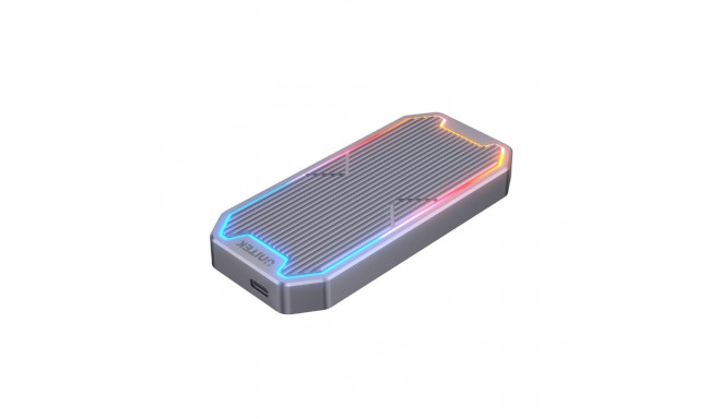 Enclosure M.2 NMVe/SATA, 10 Gbps, RGB; S1210B