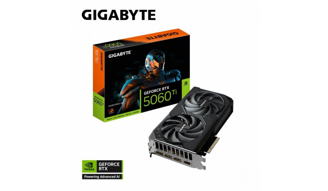 Graphics card GeForce RTX 5060 Ti WINDFORCE 8G 128BIT GDDR7 HDMI/3DP