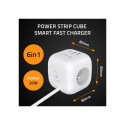 Power cube 6in1 3x AC 2x USB 1x USB C PD 20W