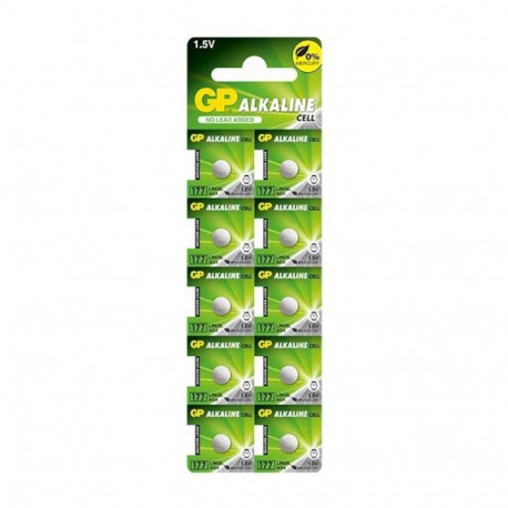 Alkaline batteries MINI GP 177/G4/AG4/LR626/LR66 blister pack - 10 pcs.