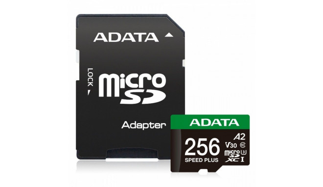 microSD Speed Plus card 256GB UHS1 U3 V30 A2 180/160 MB/s