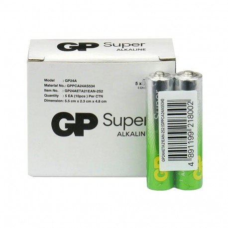 GP Super leelispatareid LR03 /AAA 10 tk