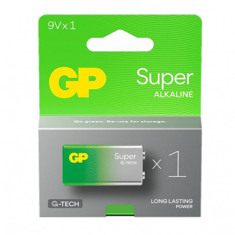 Alkaline batteries 6LR61 9V SUPER 1 pcs