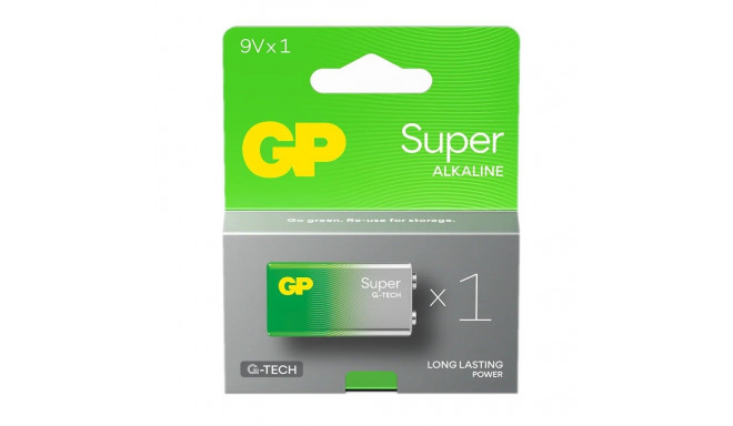 ALKALINE BATTERY 6LR61 9V GP SUPER 1PCS.