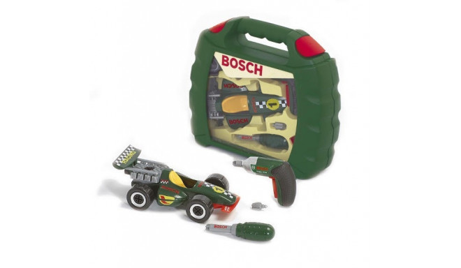 Bosch suitcase with a car and a drill