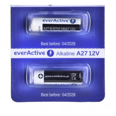Alkaline Battery Pack - everActive 27A 12V 5 Pieces