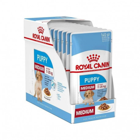 Wet Dog Food - ROYAL CANIN SHN Medium Puppy 10x140g