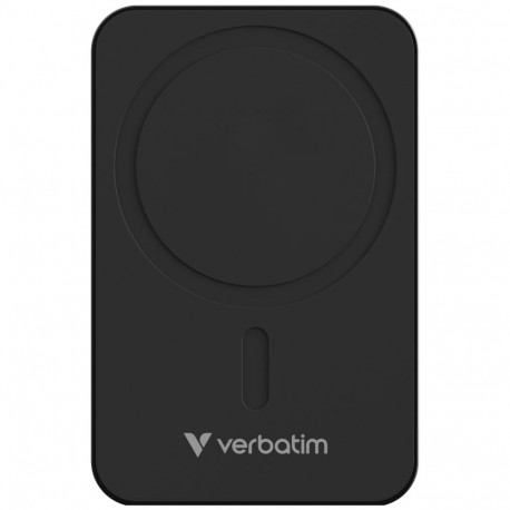 Akupank Verbatim 20000mAH Black/must. LED display, USB-C PD kuni, MagSafe juhtmevaba laadimine kuni