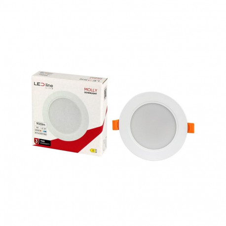 RECESSED LED LIGHT MOLLY 40K 9W 900LM