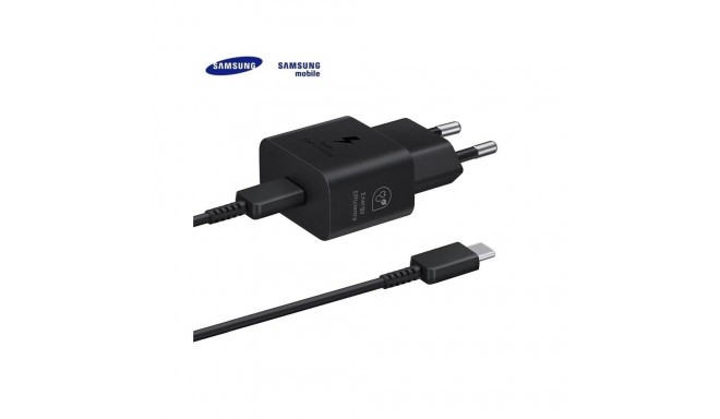 LAADIJA USB-C 25W JUHTMEGA MUST