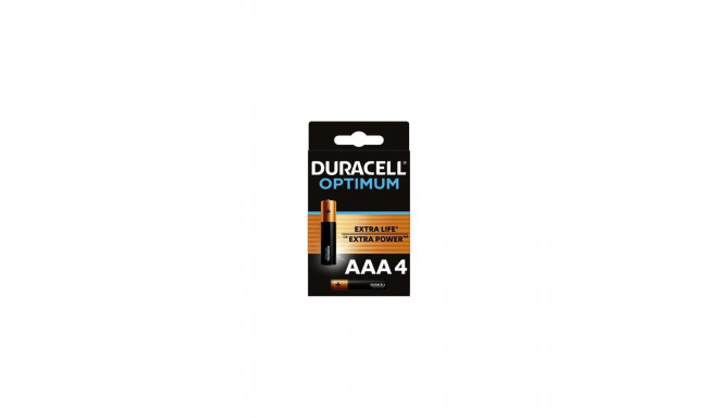 BATTERIES DURACELL OPTIMUM AAA 4PCS