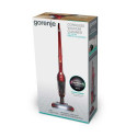 Gorenje SVC216FR stick vacuum/electric broom 2-in-1 stick vacuum Battery Dry HEPA Bagless 0.6 L Red