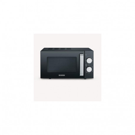 Severin MW 7761 microwave Black, Stainless steel Solo microwave Countertop 20 L 800 W