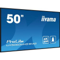 iiyama LH5060UHS-B1AG Signage Display Digital A-board 125.7 cm (49.5&quot;) LED Wi-Fi 500 cd/m² 