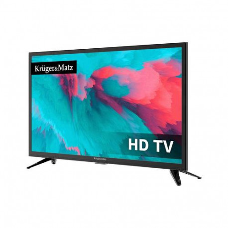 Krüger&Matz KM0224-T4 TV 61 cm (24") HD Black 220 cd/m²