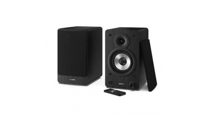 Sharp CP-SS30 Bookshelf Speakers - Black
