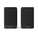 Sharp Bookshelf Speakers 2-way Black Wired &amp; Wireless 60 W