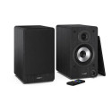 Sharp Bookshelf Speakers 2-way Black Wired &amp; Wireless 60 W