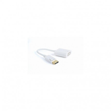 Gembird A-DPM-DVIF-002-W video cable adapter 0.1 m DisplayPort DVI White