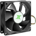 Inter-Tech 88887290 computer cooling system Computer case Fan 8 cm Black 4 pc(s)