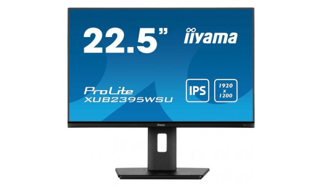 iiyama ProLite 22.5” 1920 x 1200 monitor featuring IPS panel technology and a height adjustable stan