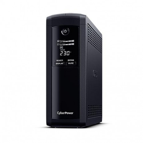 CyberPower VP1600ELCD uninterruptible power supply (UPS) Line-Interactive 1.6 kVA 960 W 5 AC outlet(