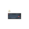Keychron V1 Max keyboard Universal USB + RF Wireless + Bluetooth Black, Grey