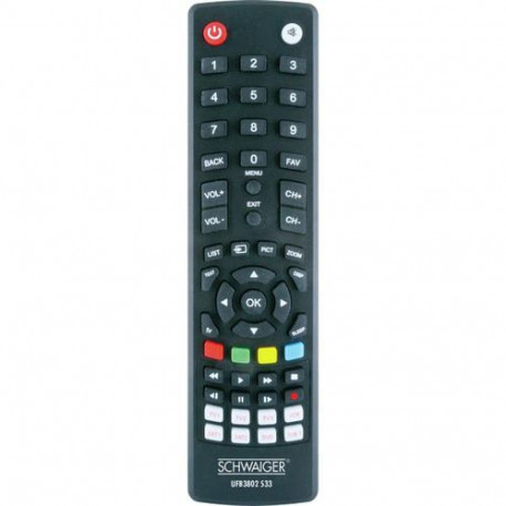Schwaiger UFB3802533 remote control DTV, TV Press buttons