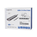 LogiLink UA0309 interface hub USB 3.2 Gen 1 (3.1 Gen 1) Type-C 5000 Mbit/s Grey LogiLink UA0309 interface hub USB 3.2 Gen 1 (3.1 Gen 1) Type-C 5000 Mbit/s Grey