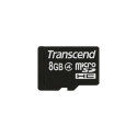 Transcend TS8GUSDC4 memory card 8 GB MicroSDHC Class 4