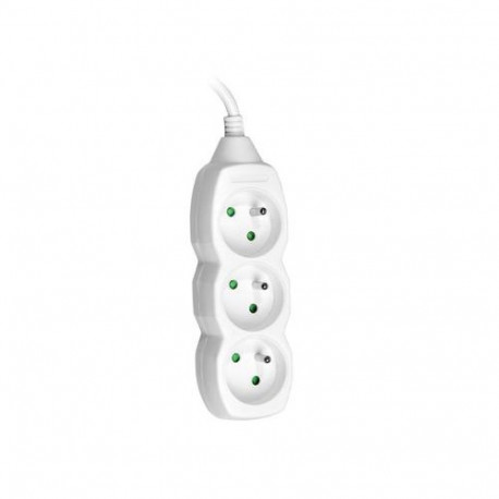 Tracer TRALIS44614 power extension 3 m 3 AC outlet(s) Indoor White