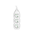 Tracer TRALIS44614 power extension 3 m 3 AC outlet(s) Indoor White