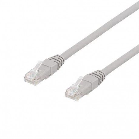 Deltaco TP-65AU networking cable Grey 5 m Cat6a U/UTP (UTP)