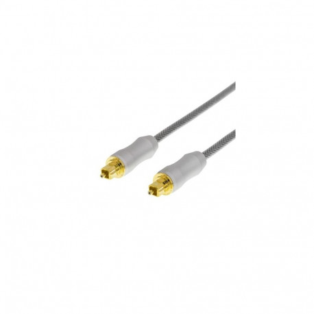 Deltaco TOTO-11-K audio cable 1 m TOSLINK Grey