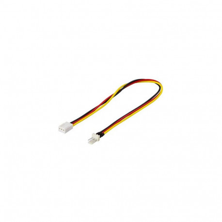 Deltaco SSI-37 power cable Yellow 0.3 m 3-pin