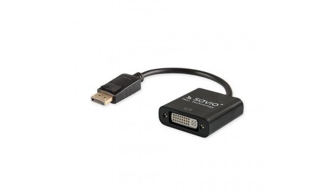 Savio CL-90/B Adapter Display Port do VGA 0.2 m DisplayPort VGA (D-Sub)