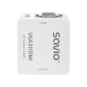 Savio CL-110 Konwerter/Adapter VGA-&gt; HDMIFull HD/1080p 60Hz interface cards/adapter HDMI