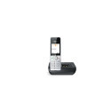 Gigaset COMFORT 500A Analog/DECT telephone Caller ID Black, Silver