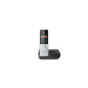Gigaset COMFORT 500A Analog/DECT telephone Caller ID Black, Silver