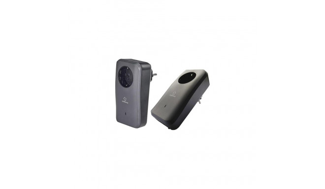 Renkforce PL600D Duo 500 Mbit/s Ethernet LAN Black 2 pc(s)