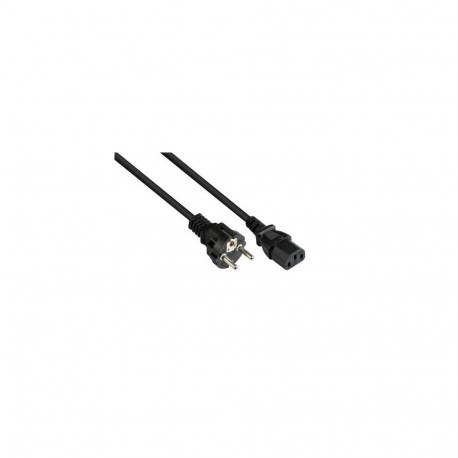 Alcasa P0030-S050 power cable Black 5 m Power plug type E+F C13 coupler