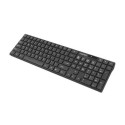 NATEC Stingray keyboard Mouse included Universal RF Wireless QWERTY US English Black