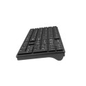 NATEC Stingray keyboard Mouse included Universal RF Wireless QWERTY US English Black