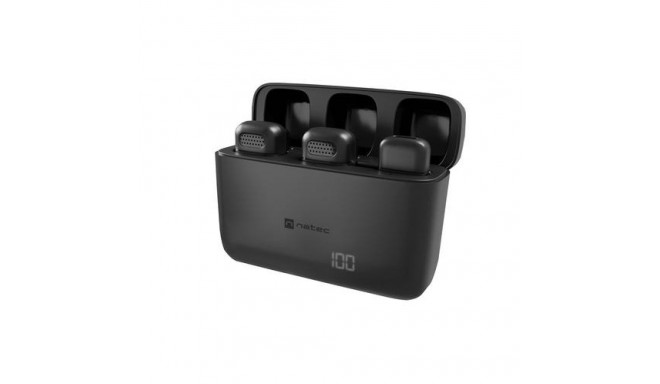 NATEC Hopper Black Lavalier/Lapel microphone